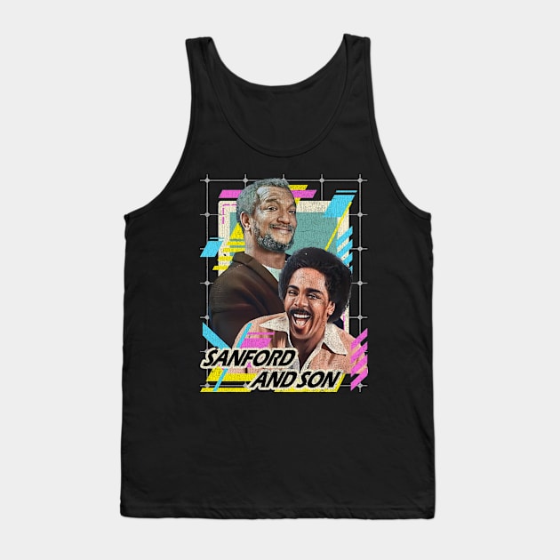 Sanford And Son Retro Vintage Tank Top by PONGEISM STRIPEYE